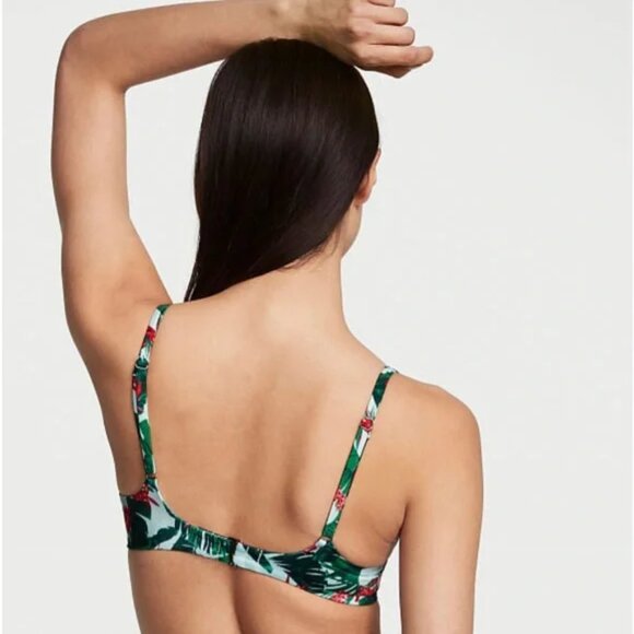 Victoria Secret Swim Twist Front Push-Up Bikini Top NWT Sz 34C - Picture 5 of 11